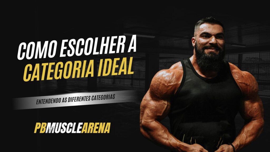  Guia completo para escolher sua categoria no fisiculturismo. Entenda diferenças entre Bodybuilding, Classic Physique, Men's Physique e mais.